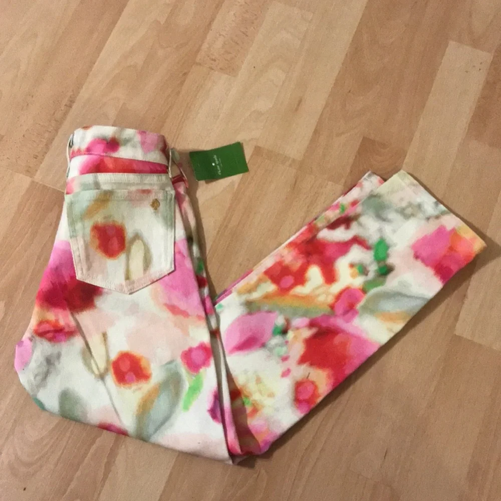 ♠️Kate Spade (NWT)♠️…Women’s 24…Perry Street Play Hooky Colorful Cropped Jeans! - Picture 9 of 17
